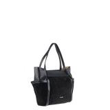 Borsa a Spalla in Vera Pelle Nero