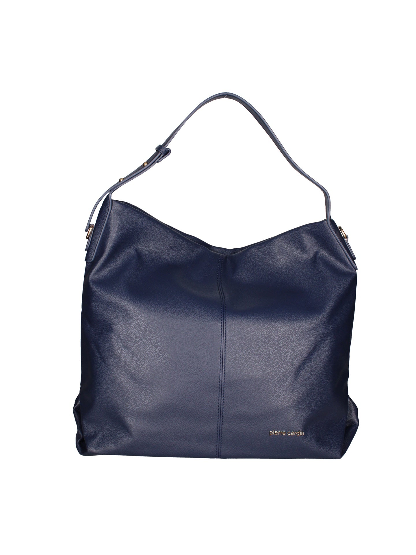 Borsa a Spalla in Polyester Blu Scuro Pierre Cardin