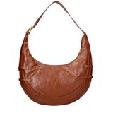 Borsa a spalla CUSTO - Marrone scuro