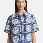 Vestito in Poliestere Blu Navy Roberta Rossi