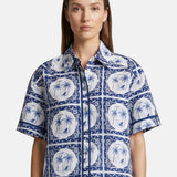 Vestito in Poliestere Blu Navy Roberta Rossi