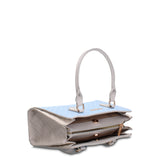 Borsa a Mano in Pelle Vegana Blu