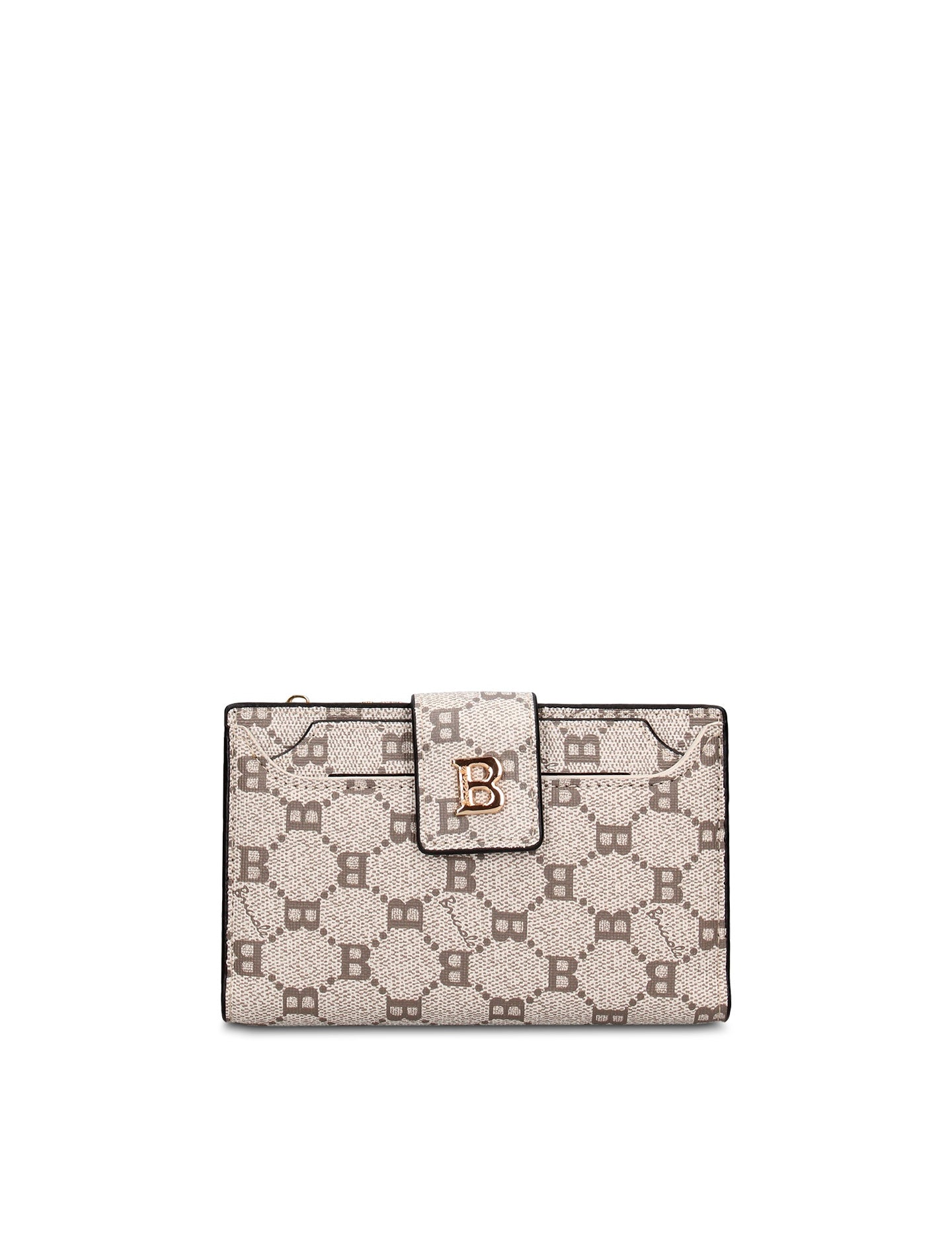 Portafoglio in Pelle Vegana Beige