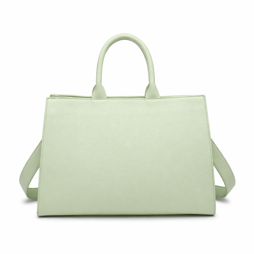 Borsa Shopper in Pelle Vegana Verde