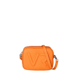 Borsa a Tracolla in Dollaro Leather Arancione