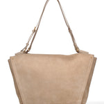 Borsa a Spalla in Vera Pelle Cappuccino Chiara Ferretti