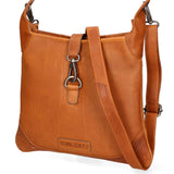 Borsa a Tracolla in Vera Pelle Marrone