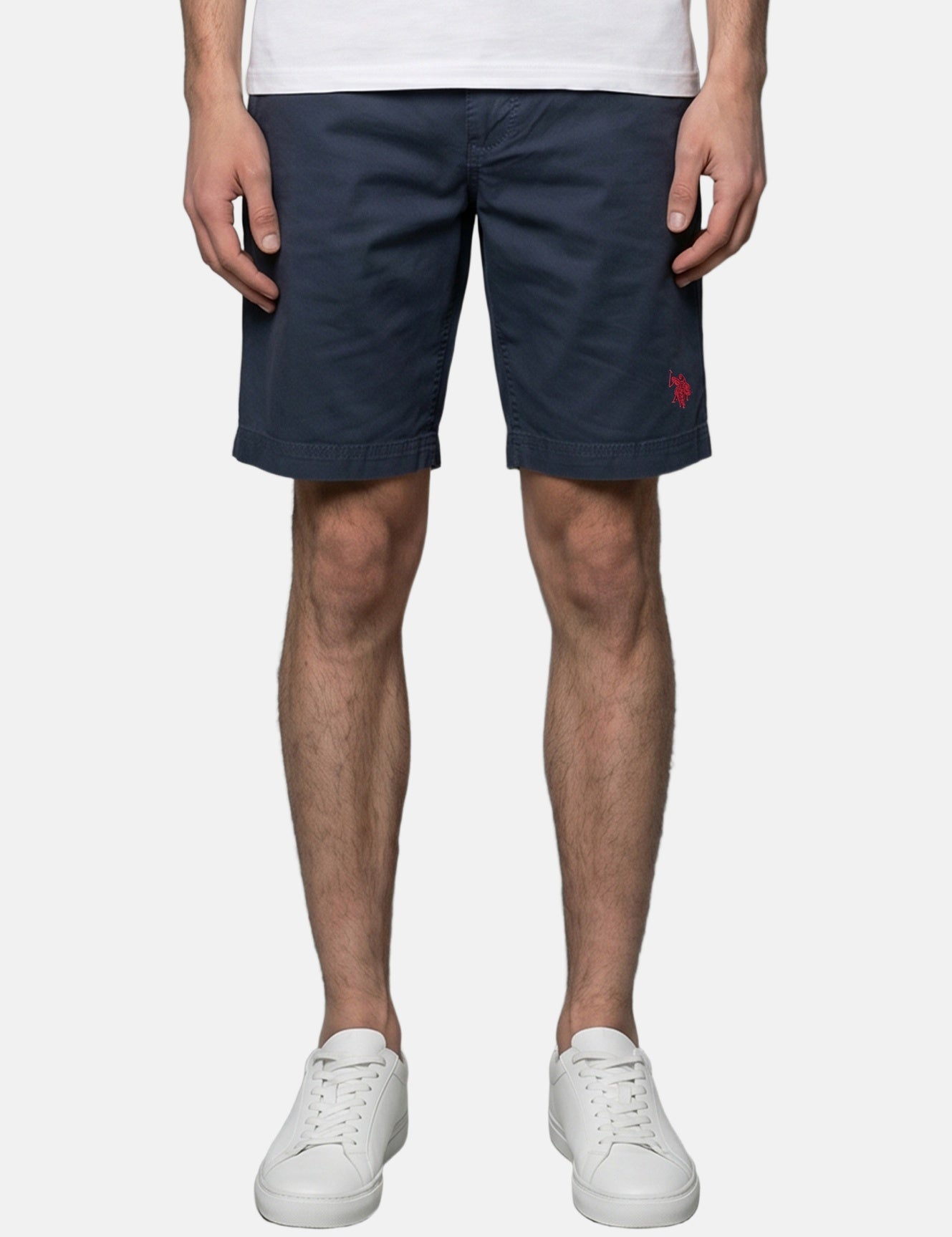 Pantaloncino in Cotone Blu Navy U.S. POLO ASSN.