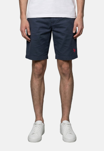 Pantaloncino in Cotone Blu Navy