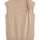 Vestito in Viscosa Taupe