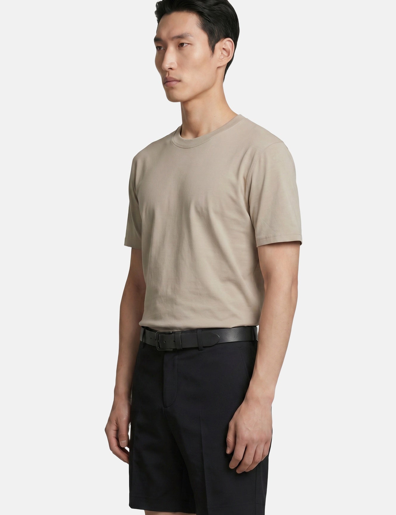 T-shirt in Cotone Beige