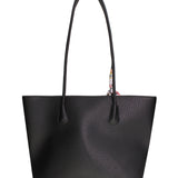 Borsa Shopper in Pelle Vegana Nero