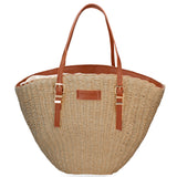 Borsa a Spalla in Vera Pelle Marrone Pierre Cardin