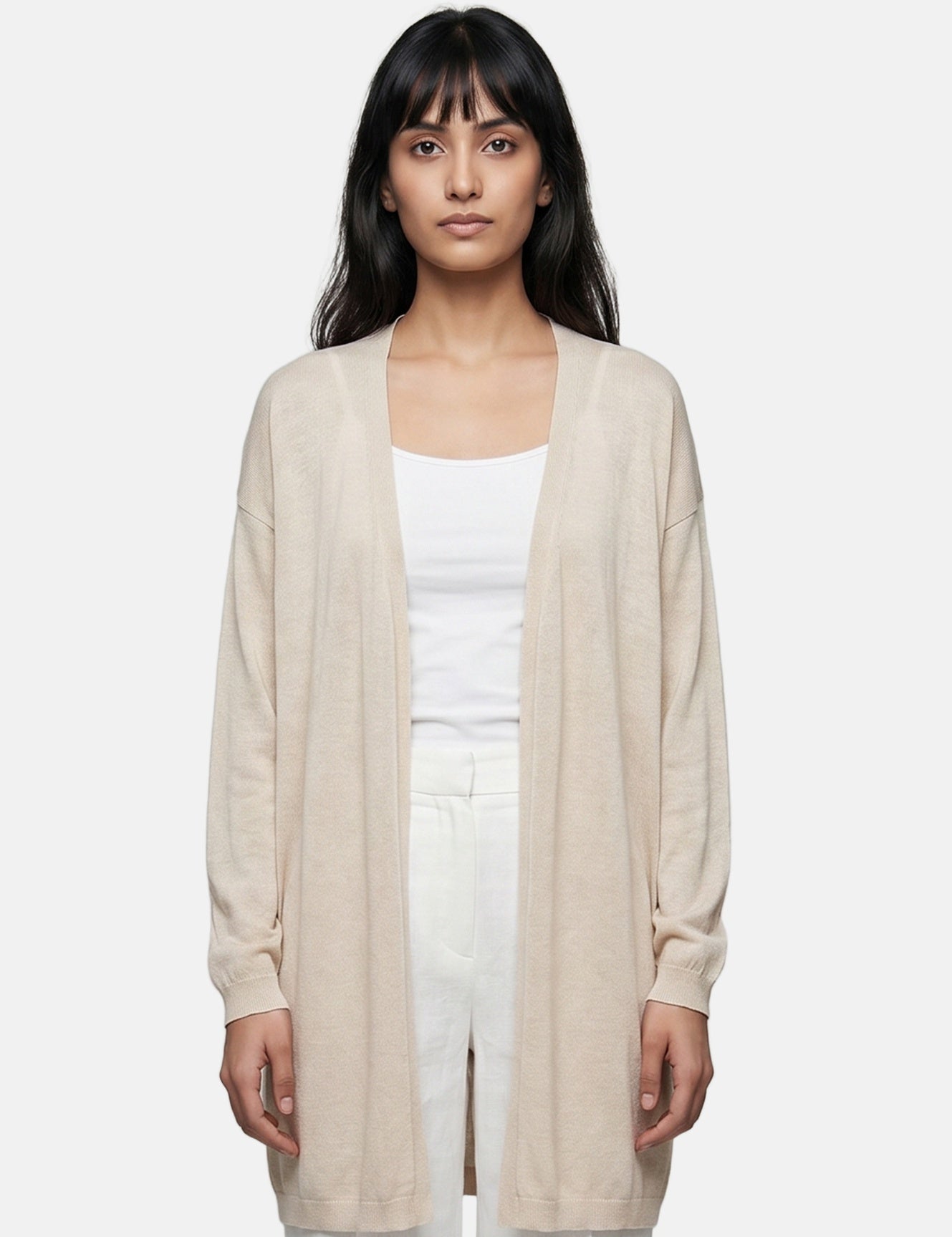 Vestito in Viscosa Beige Roberta Rossi