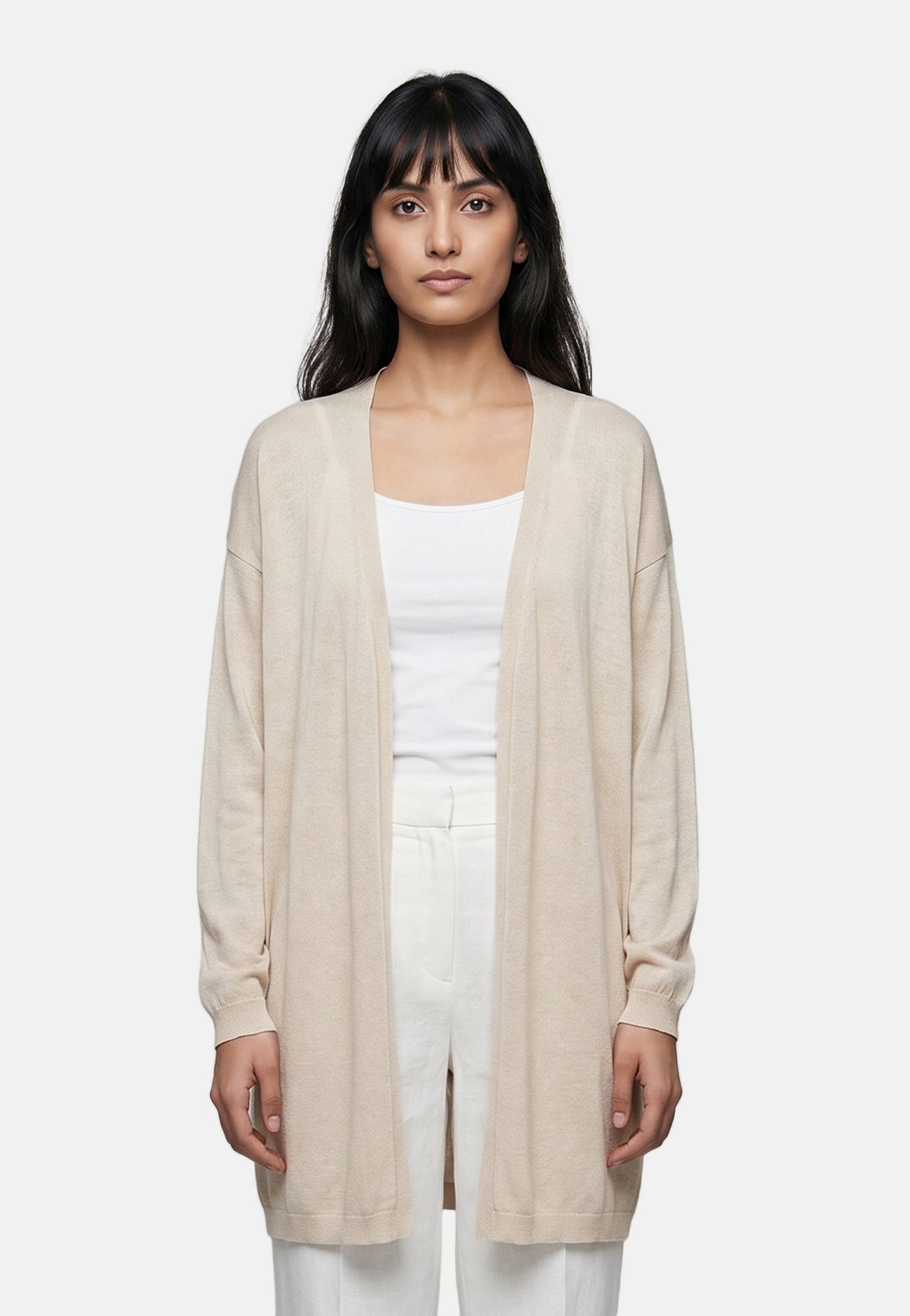 Vestito in Viscosa Beige Roberta Rossi