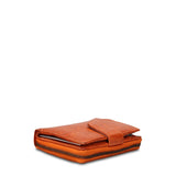 Portafoglio in Vera Pelle Arancione