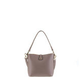 Borsa a Spalla in Vera Pelle Taupe