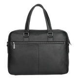 Borsa a Mano in Vera Pelle Nero