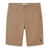 Pantaloncino in Cotone Taupe