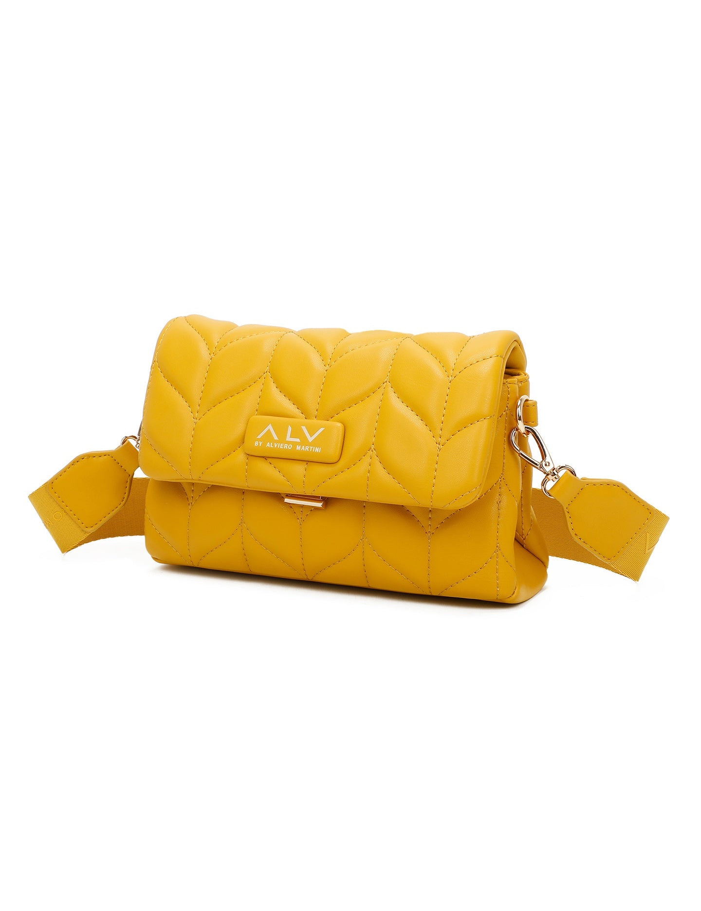 ALV Damen-Schultertasche – Gelb