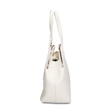 Borsa a Tracolla in Pelle Vegana Bianco