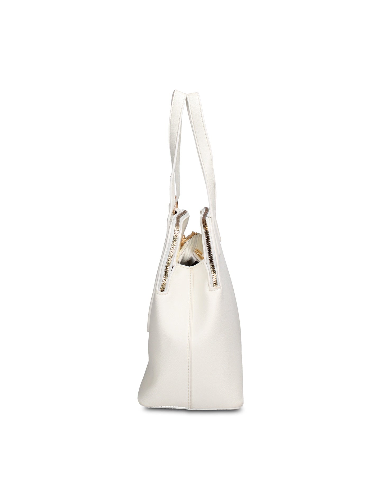 Borsa a Tracolla in Pelle Vegana Bianco