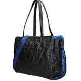 Borsa a spalla CUSTO - Nero e Blu