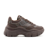 Sneakers in Poliestere Marrone