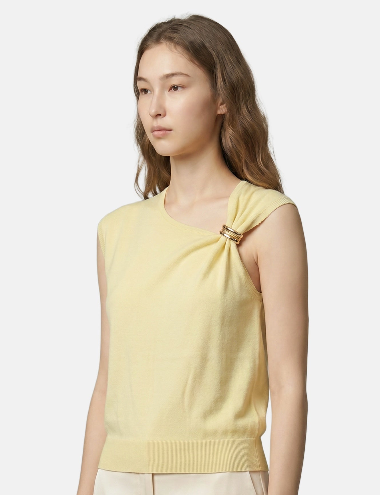 Vestito in Viscosa Giallo
