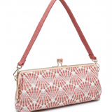 Borsa a Mano in Poliestere Rosso