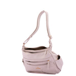 Borsa a Spalla in Pelle Vegana Beige