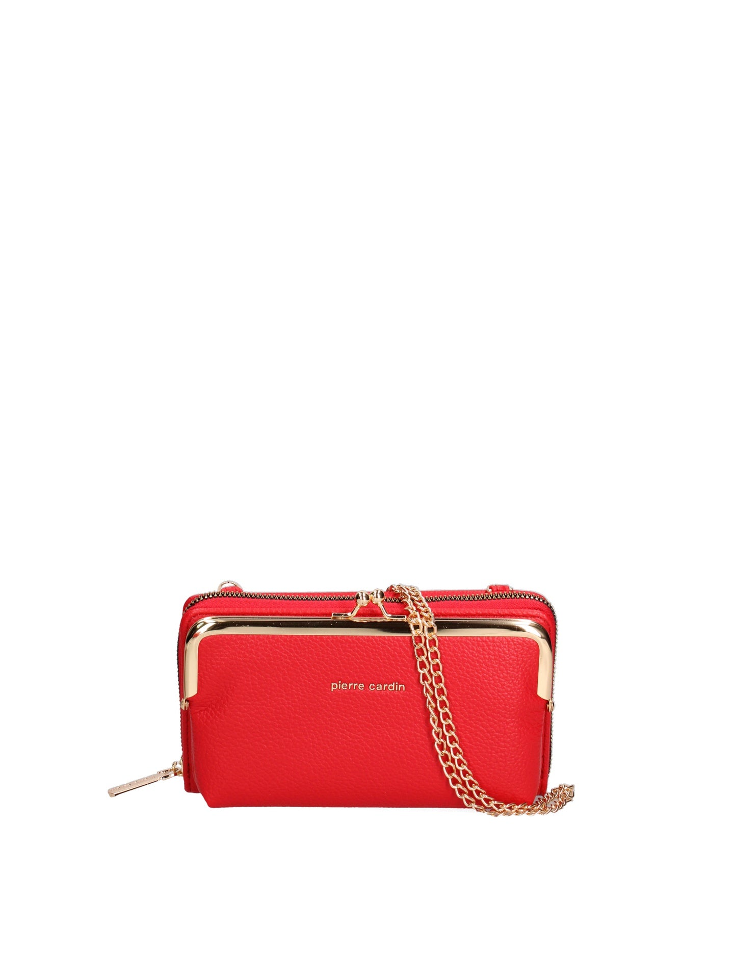 Portafoglio Donna in Pelle Vegana Rosso Pierre Cardin