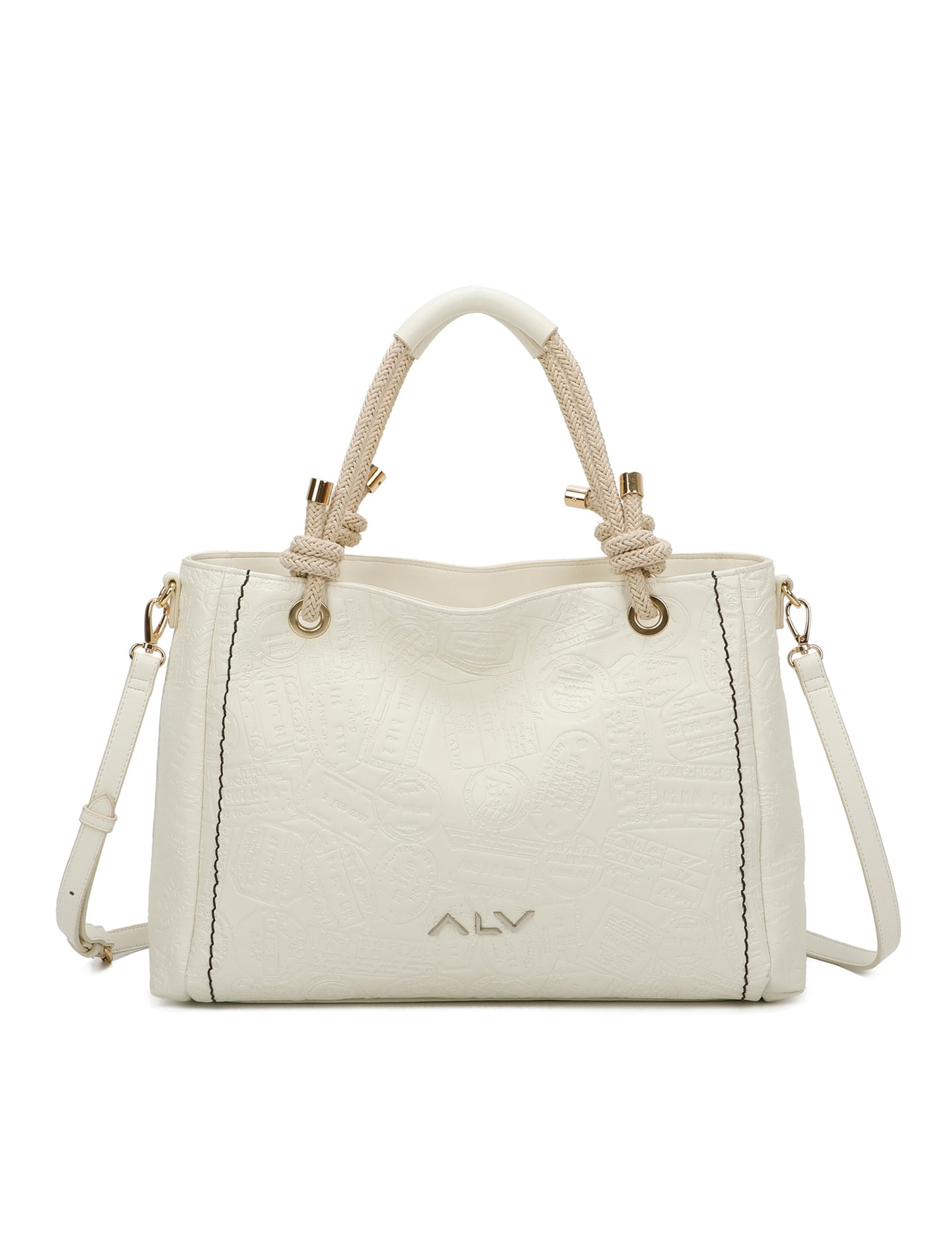 Borsa A Spalla da donna ALV - Bianco