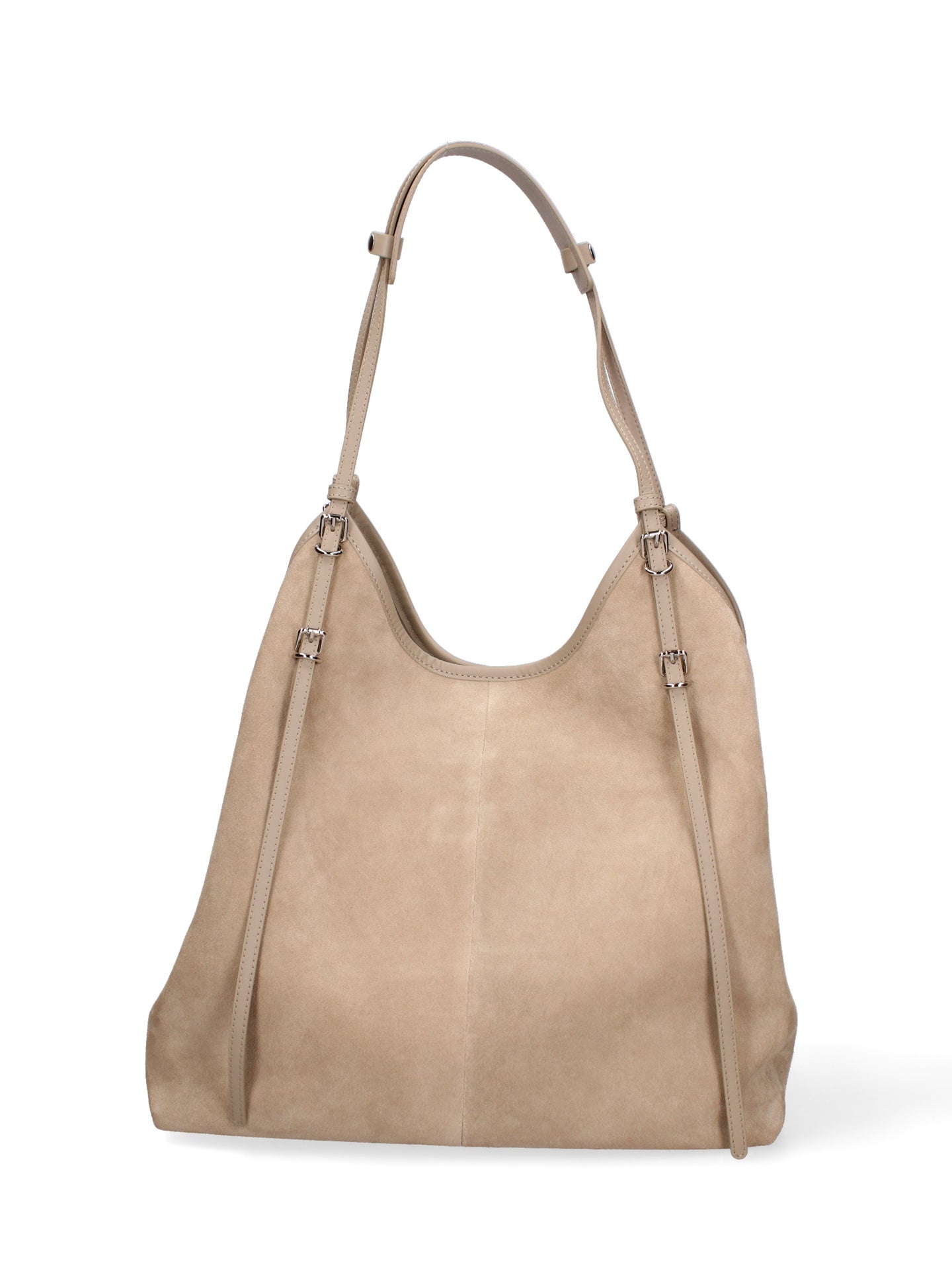 Borsa a Spalla in Vera Pelle Cappuccino Chiara Ferretti