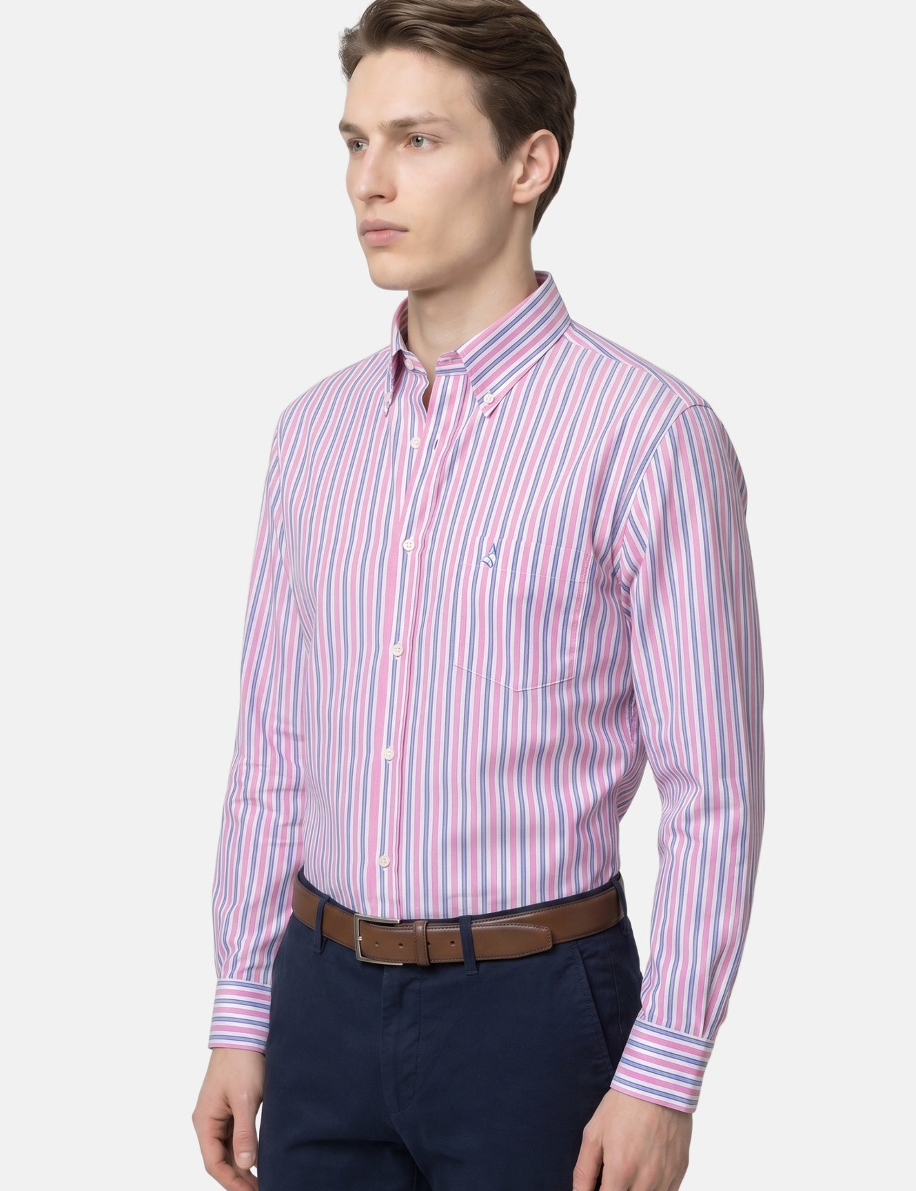 Camicia in Cotone Magenta