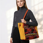 Borsa a Mano in Pelle Vegana Giallo