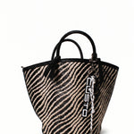 Borsa a Mano in Pelle Vegana Bianco