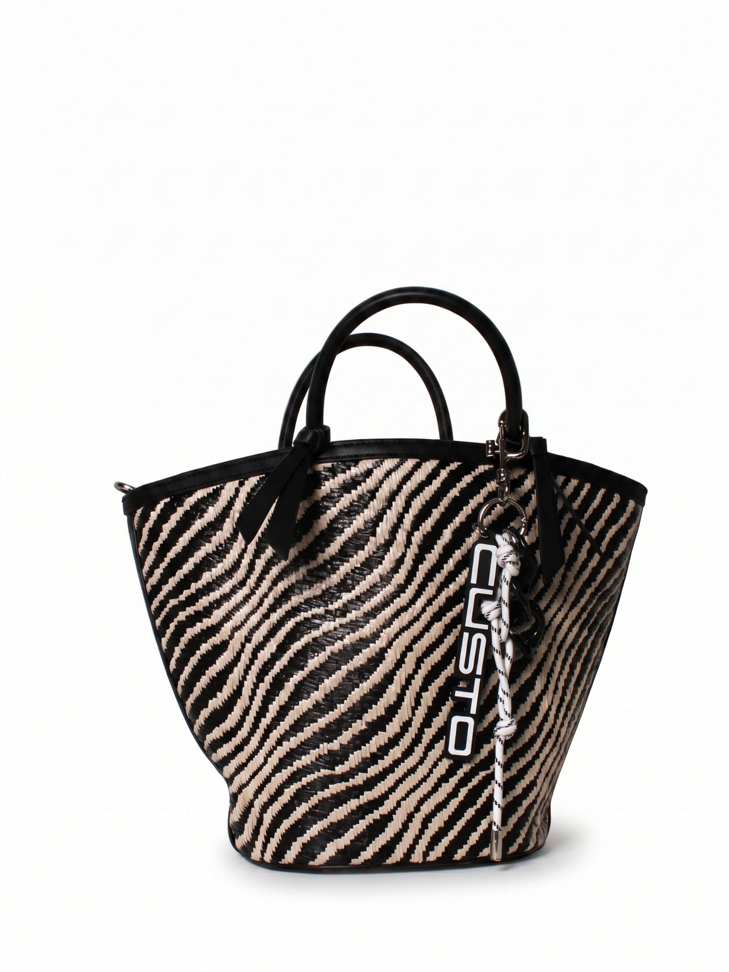 Borsa a Mano in Pelle Vegana Bianco