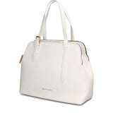 Borsa a Tracolla in Pelle Vegana Bianco Pierre Cardin