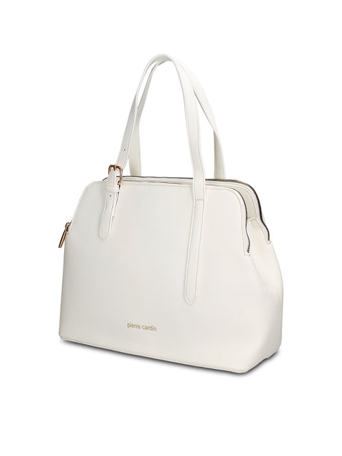 Borsa a Tracolla in Pelle Vegana Bianco