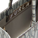 Blue Cotton Handbag