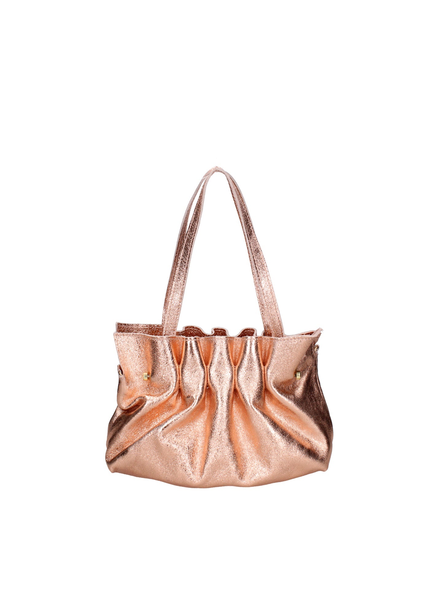 Borsa a Tracolla in Vera Pelle Rosa