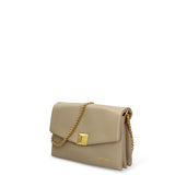 Borsa a Tracolla in Pelle Vegana Taupe