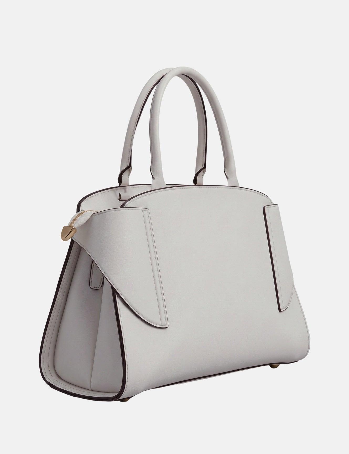 Borsa a mano in Pelle Vegana Grigio