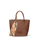 Borsa a Mano Donna in Pelle Vegana Marrone Pierre Cardin