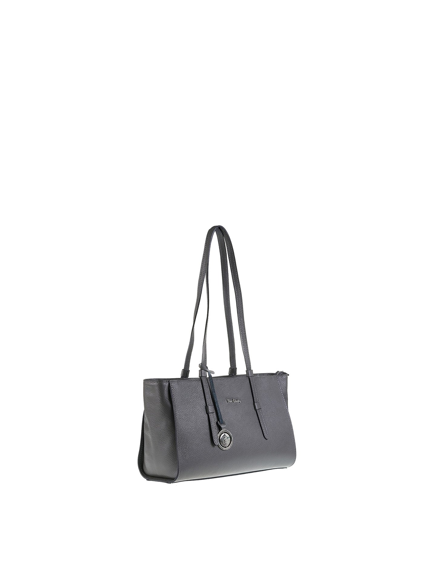 Borsa a Mano in Vera Pelle Grigio