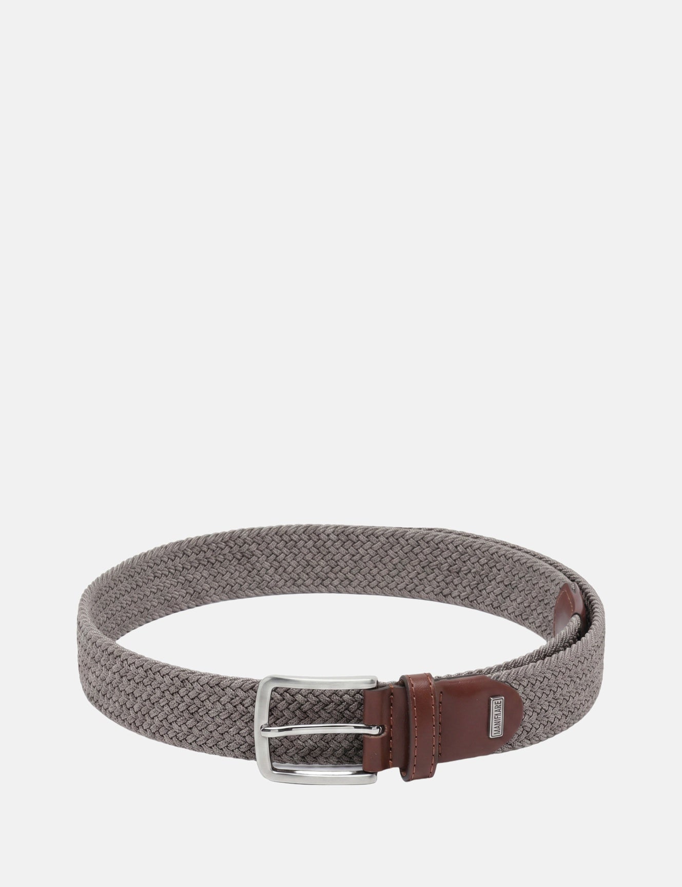 Cintura in Tessuto Taupe Scuro