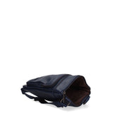 Borsa a Tracolla Uomo in Pelle Vegana Blu