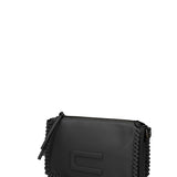 Borsa a tracolla in Pelle Vegana Nero