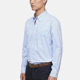Camicia in Cotone Cielo Scuro